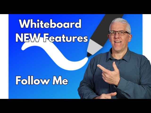 How to Use the Microsoft Whiteboard FOLLOW ME Feature - NEW
