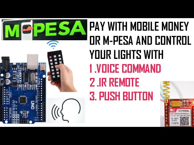 Mobile money | mpesa voice | ir remote | button timer control