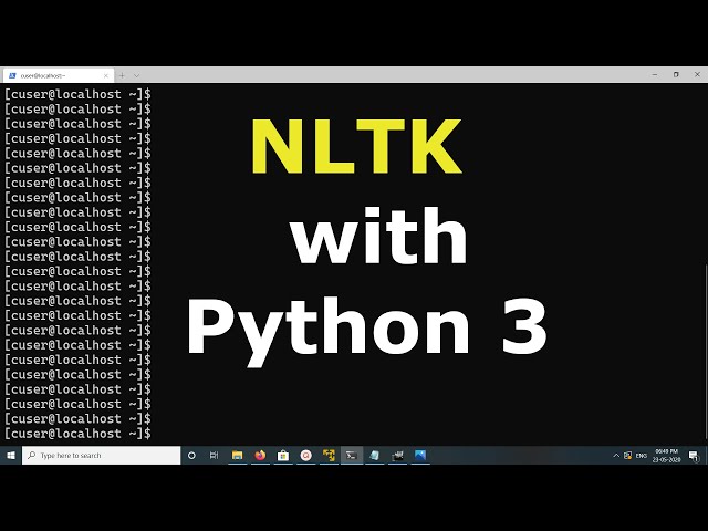 How to Install NLTK with Python 3 - Natural Language Toolkit