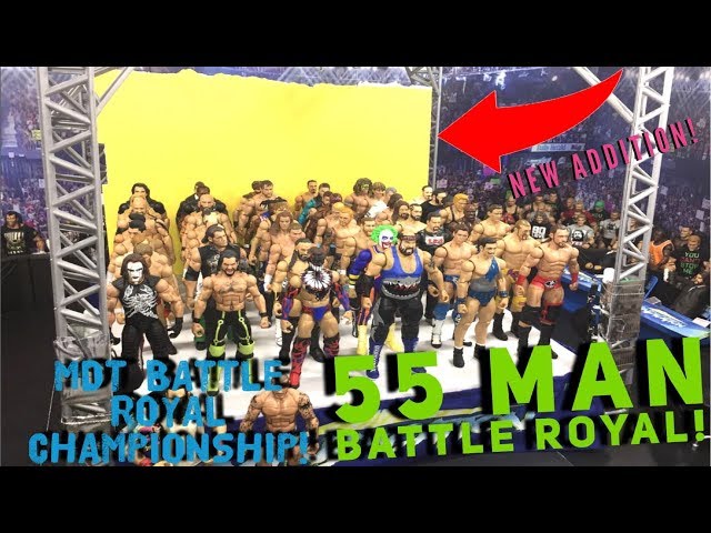55 MAN WWE FIGURE BATTLE ROYAL! NEW ADDITION!