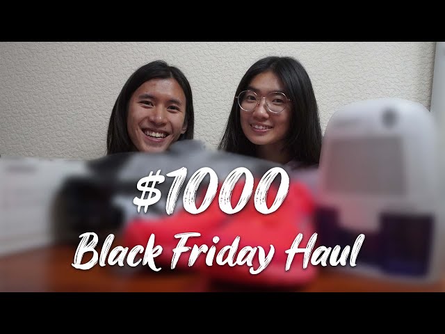 Our $1000 Adulting Black Friday Haul