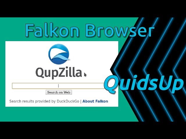 Failed look at Falkon KDE Snap Browser