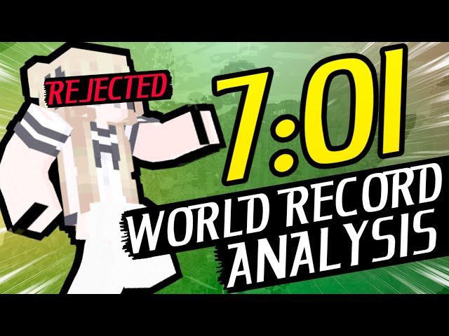 The New Minecraft World Record is One of a Kind