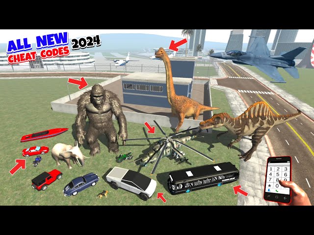 BUS AND ELEPHANT CHEAT CODE IN INDIAN BIKES DRIVING 3D #LIVE