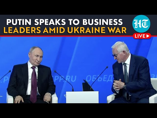 LIVE | Vladimir Putin Addresses Russian Business Leaders Amid Western Sanctions Over Ukraine War