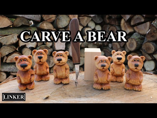 How to Carve a Bear -Full Woodcarving Tutorial