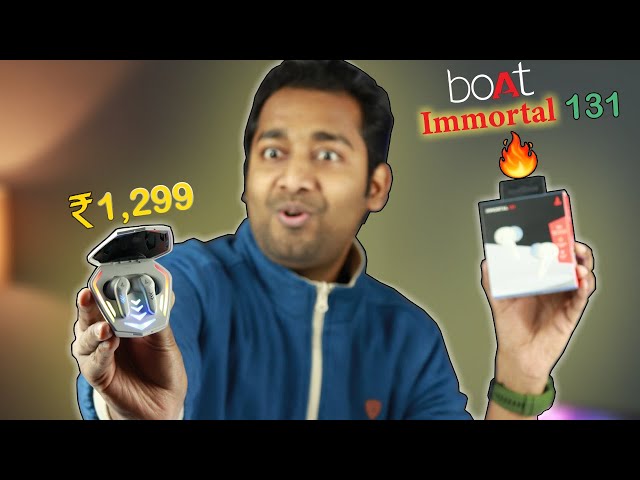 boAt Immortal 131 Unboxing and Review | Best Wireless Gaming Earbuds 2023 under 1500