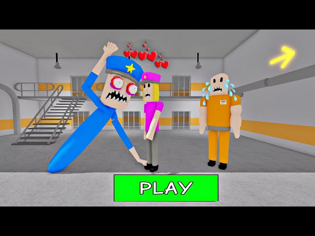 SECRET LOVE | POLICE COP FALL IN LOVE WITH BABY POLICE GIRL? SCARY OBBY ROBLOX #roblox #obby