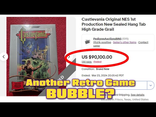 Another SEALED Retro Game Bubble?