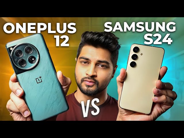 Samsung Galaxy S24 Vs OnePlus 12 Full Comparison Hindi | Mohit Balani