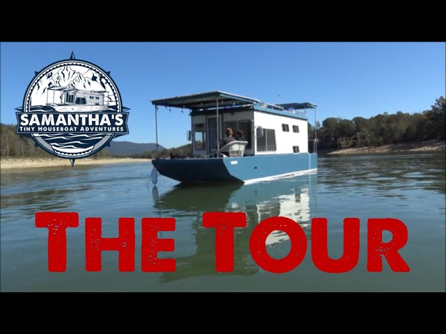Tiny Houseboat Tour / Walk Through