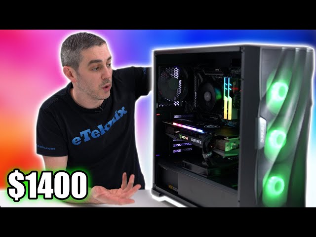 $1400 RTX 3060 Ti Gaming PC Build 2021! [1440p & 4K Benchmarks]