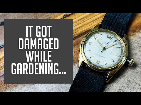 His Grandfather's Vintage Watch Stopped Working While Gardening...