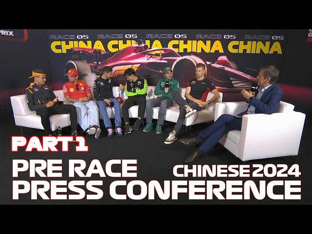 Pre Race Drivers Press Conference Chinese Grand Prix 2024 | PART 1