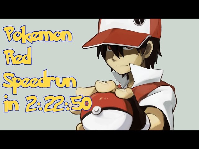 Pokemon Red Speedrun (Any% Glitchless) in 2:22:50
