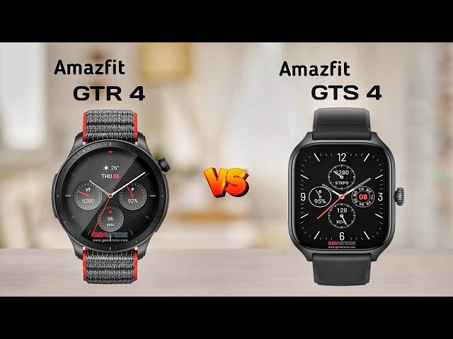 Amazfit GTR 4 vs Amazfit GTS 4 | Full Comparison ⚡