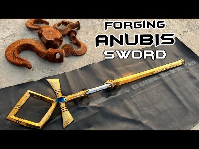 Forging ANUBIS Sword out of Rusty Hook