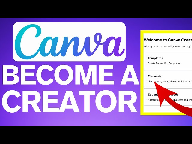 How To Apply To Be a Canva Creator (in 2024)