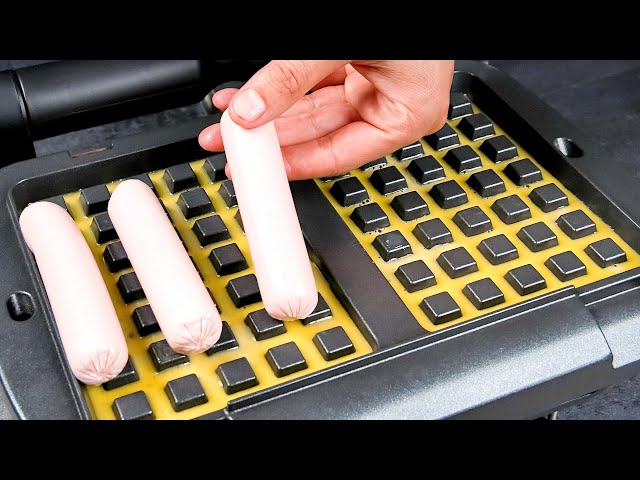 Everyone's Buying Waffle Maker After Seeing This Genius Idea! You'll Copy His Brilliant HOT-DOG Hack