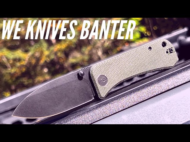 WE Banter EDC Knife from Ben at Knafs.com: S35VN, Micarta Handles - Everyday Carry Simplicity