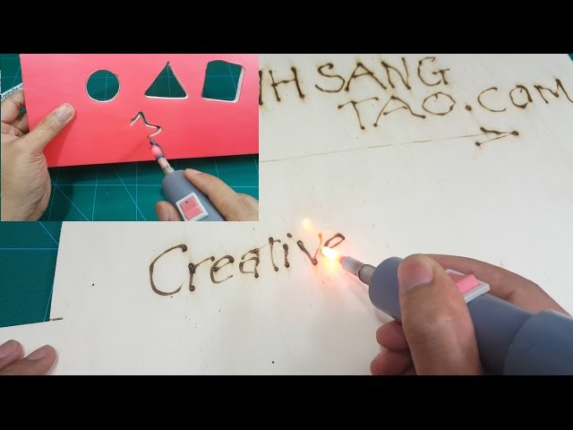 How to make a Foam Cutter Pen, Pyrography Tool 2 in 1