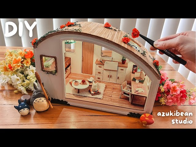 How to Remake a Dollhouse Kit: A DIY Miniature Studio ~ Cottage Style ~ ✨