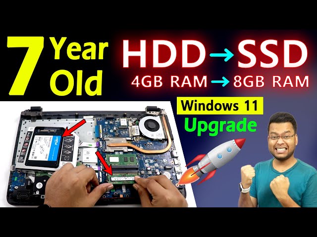 How to Install SSD & RAM 5X🚀🚀 Laptop RAM Upgrade | How to Install Windows 11 in Unsupported Laptop