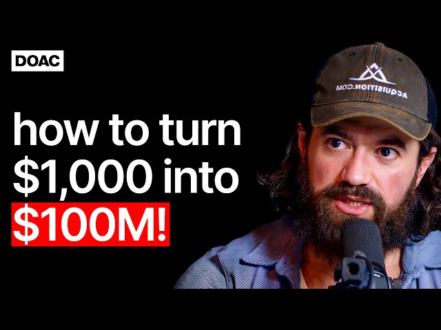 The Man That Makes Millionaires: How To Turn $1,000 Into $100 Million!: Alex Hormozi | E235