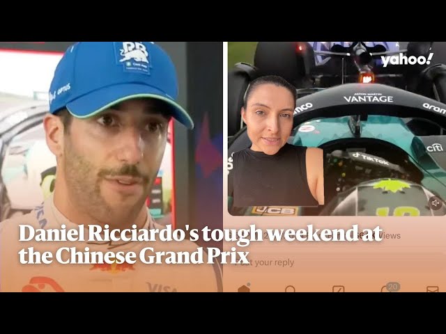 Daniel Ricciardo's tough weekend at the Chinese Grand Prix | Yahoo Australia