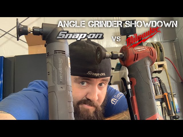 SNAP-ON VS MILWAUKEE RIGHT ANGLE GRINDERS - FULL REVIEW AND TEST
