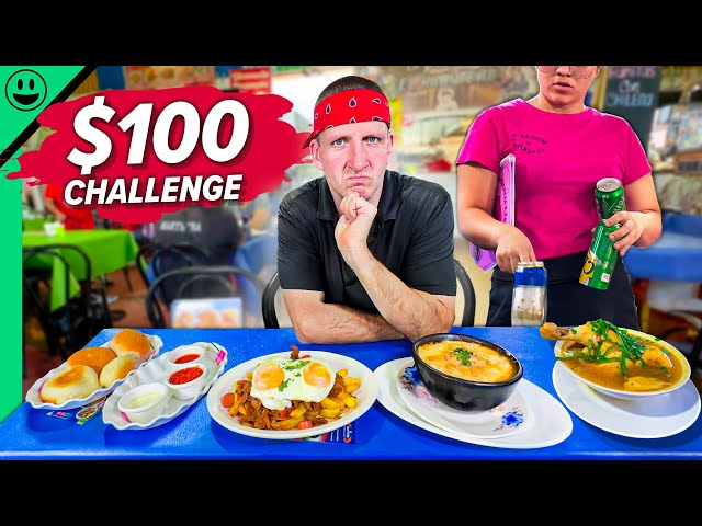 Chile $100 Street Food Challenge!! The Locals Hate Me!!