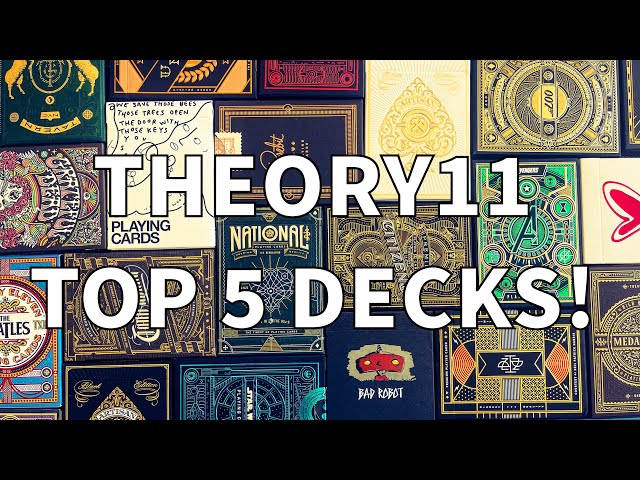 Top 5 Theory11 Decks Ever! (2022 Edition)