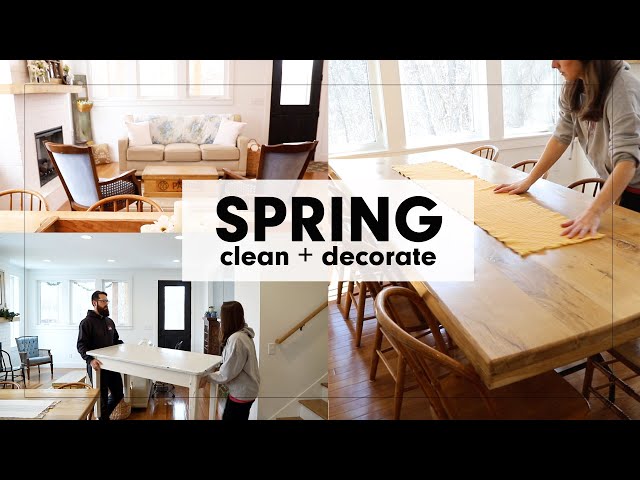 Spring clean + decorate with me! | Mega Motivation