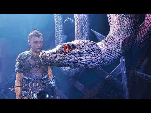 Loki Creates World Serpent Scene (God of War Ragnarok) 4K ULTRA HD