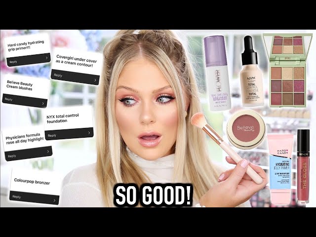 I TRIED YOUR DRUGSTORE MAKEUP HIDDEN GEMS | AMAZING PRODUCTS YOU DON'T KNOW ABOUT