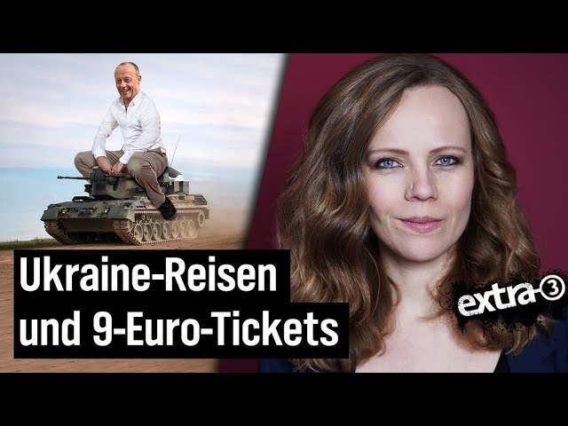 Ukraine-Reisen und 9-Euro-Tickets mit Katie Freudenschuss - Bosettis Woche #8 | extra 3 | NDR