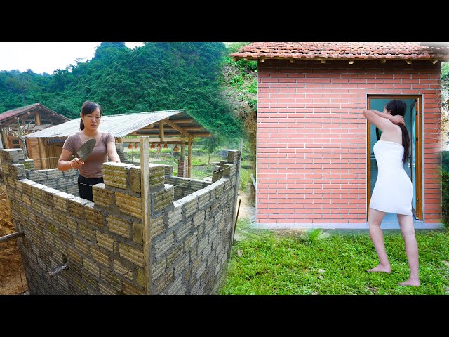 Full Video: Build a Toilet and Bathroom on the Mountain - Do it Yourself from Start to Finish