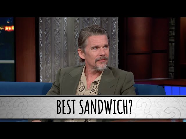 Ethan Hawke Takes The Colbert Questionert - Part 1