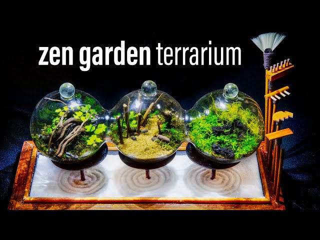 DIY Mini 3 World Zen Garden Terrarium
