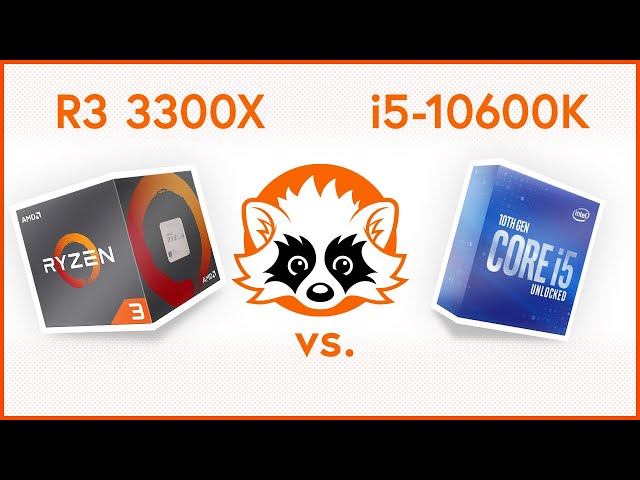 AMD Ryzen 3 3300X vs. Intel i5 10600K Benchmark Comparison 💪  4 vs. 6 cores, how big is the gap?