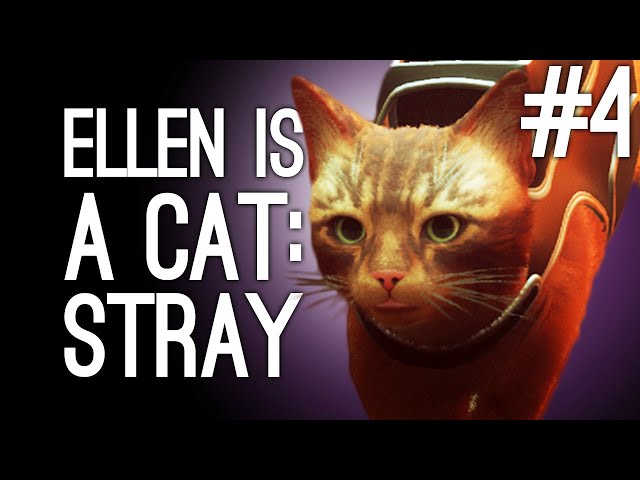 Grown Woman Cries at Video Game Cat PART 4 NECO & TO THE SURFACE [ENDING] | Ellen plays Stray on PS5