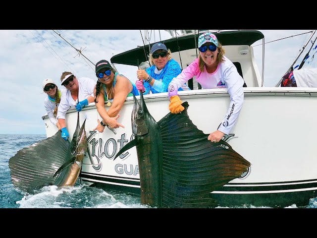 Fishing for BIG Pacific Sailfish in Guatemala