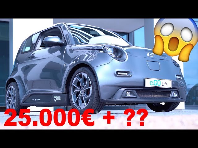 e.GO Life:  cheap electric car from a german start up! price, details [german]