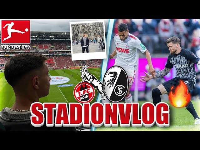 Köln steigt ab?! 😱 1. FC Köln vs. SC Freiburg Stadionvlog 🏟️🔥