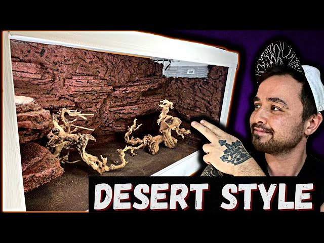 DIY Reptile Background Desert Style