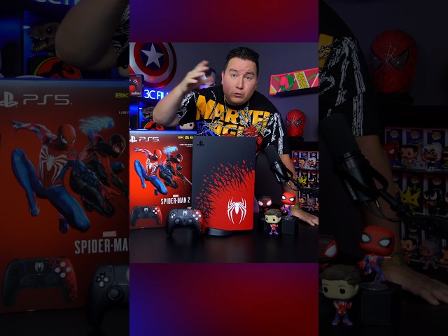 Unboxing Spider-Man 2 Themed PS5