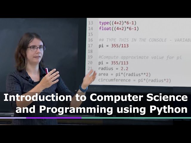 Lecture 1: Introduction to CS and Programming Using Python