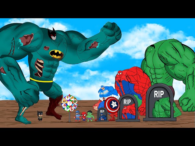 FAMILY HULK & SPIDER MAN vs ZOMBIE BATMAN: Returning from the Dead SECRET - SUPER HEROES MOVIE
