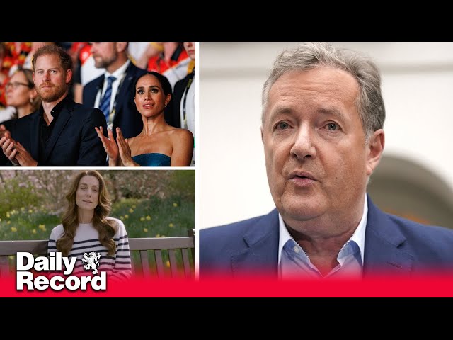 Piers Morgan slams Prince Harry and Meghan Markle as they send love to Kate Middleton