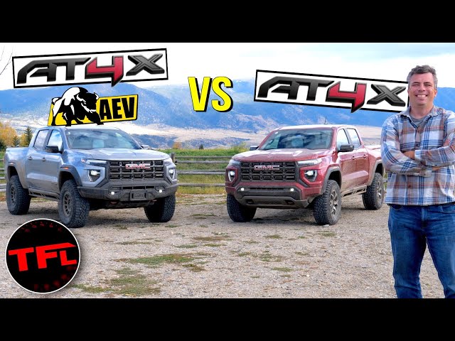 2024 GMC Canyon AT4X vs AT4X AEV Edition: How Much More Capability Do You Get?